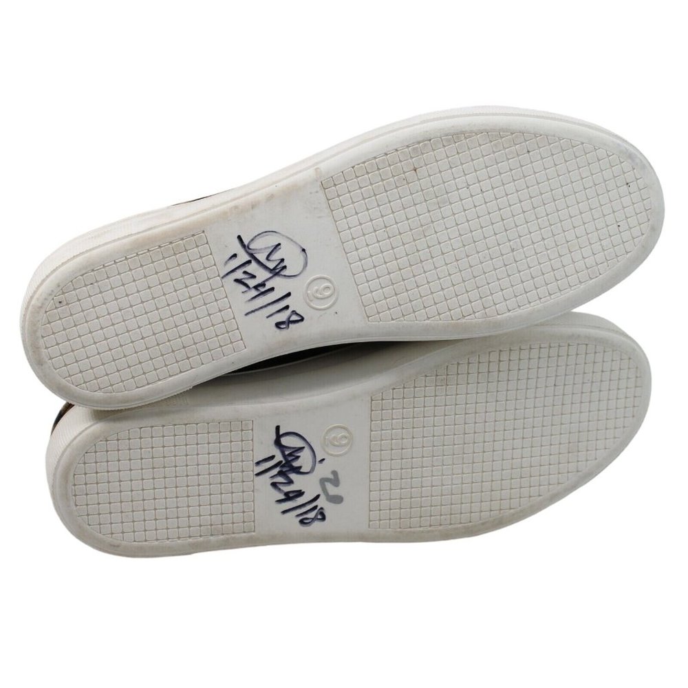 Madden Girl Addie Sz 9M Leopard Print Suede Rose Embroidered Laces Tennis Shoes - Picture 9 of 11